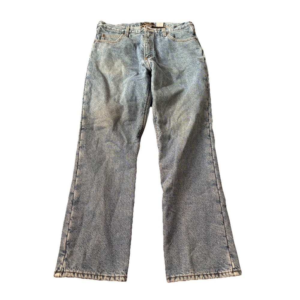 Red Head Jeans Mens 34X32 Blue Fleece Lined Thinsulate